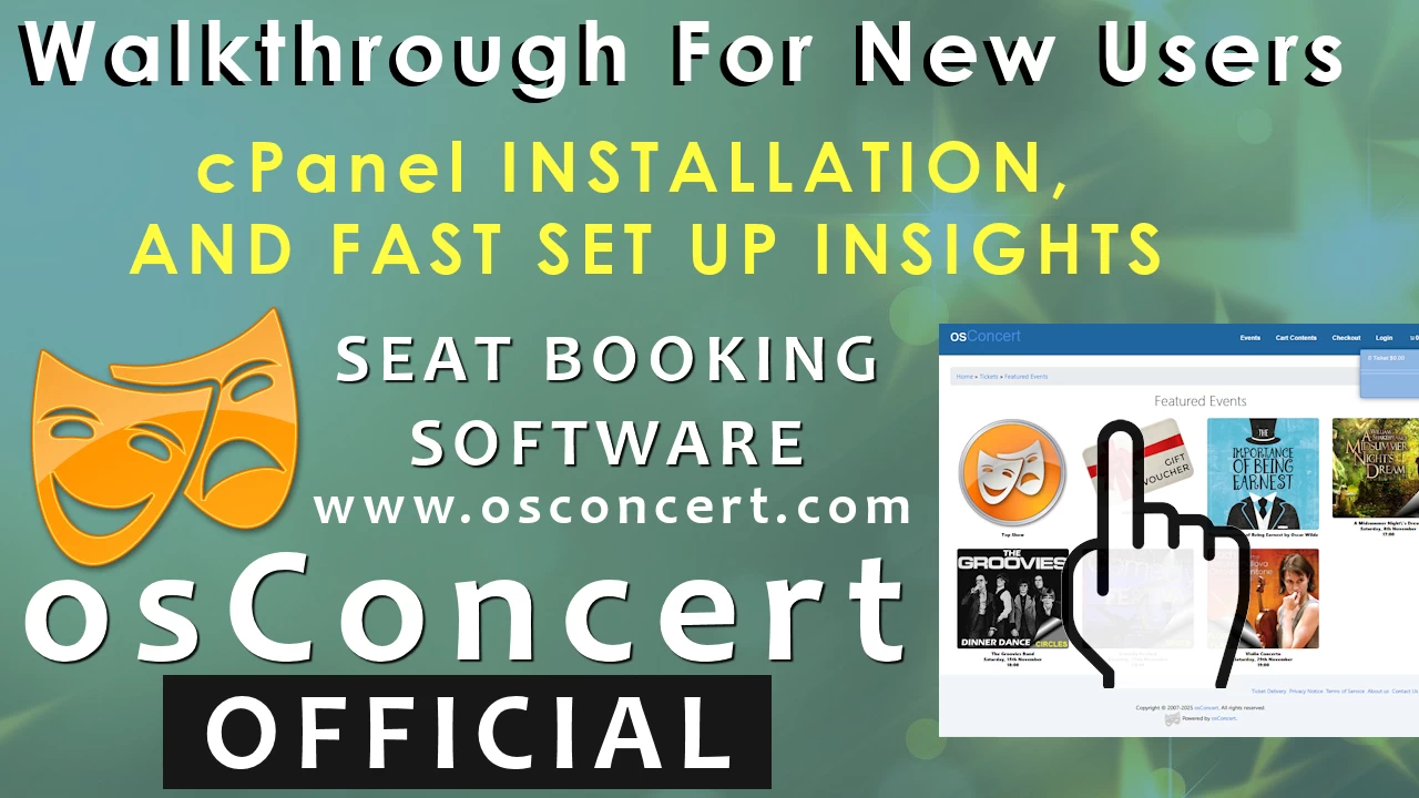 osConcert Walkthrough For New Users