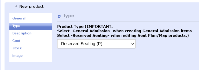 product type