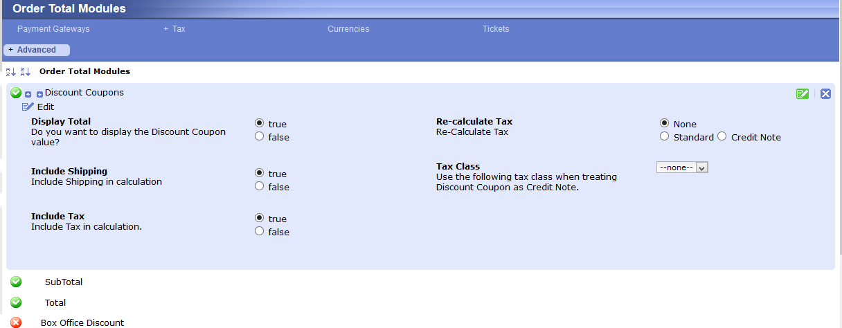 Order  Totals