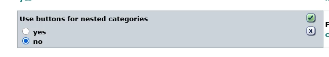 How to set up performances as sub-categories