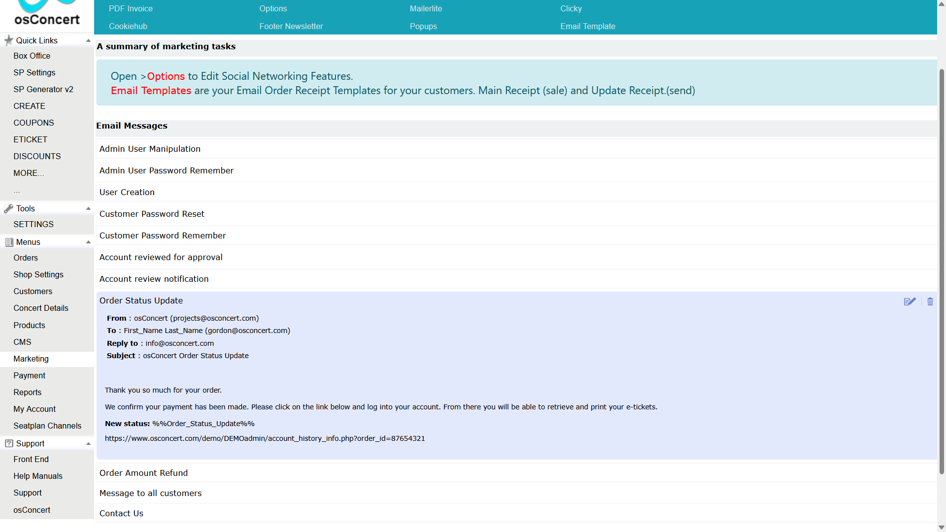 Marketing Pages